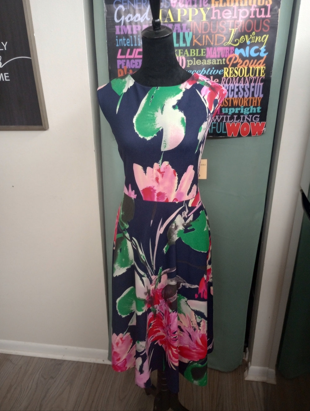 Floral Fit-and-Flare Maya Brooke Dress!.